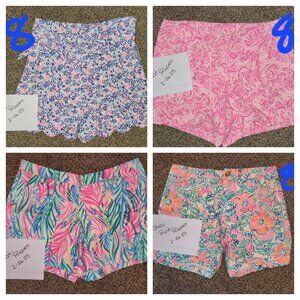 Lilly Pulitzer shorts LOT BUNDLE size 8 MEDIUM in like new, never worn condition